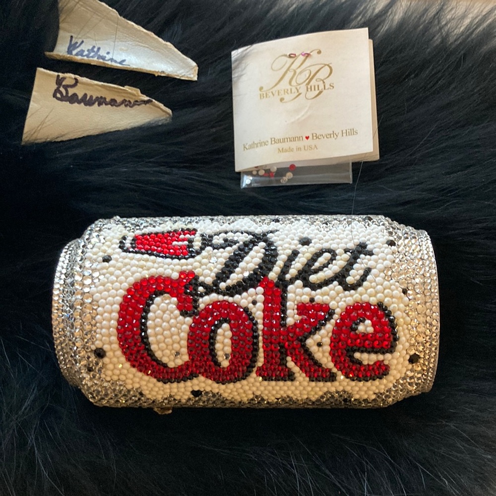ADORABLE DIET COKE PURSE WITH RHINESTONES